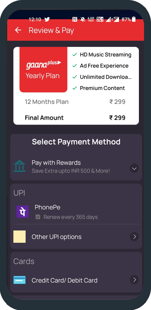 Free App with Subscription