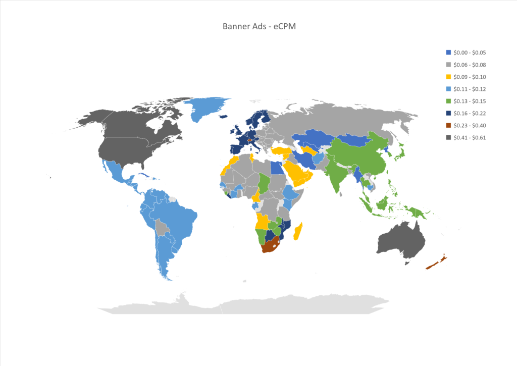 2022's Top CPM Countries on