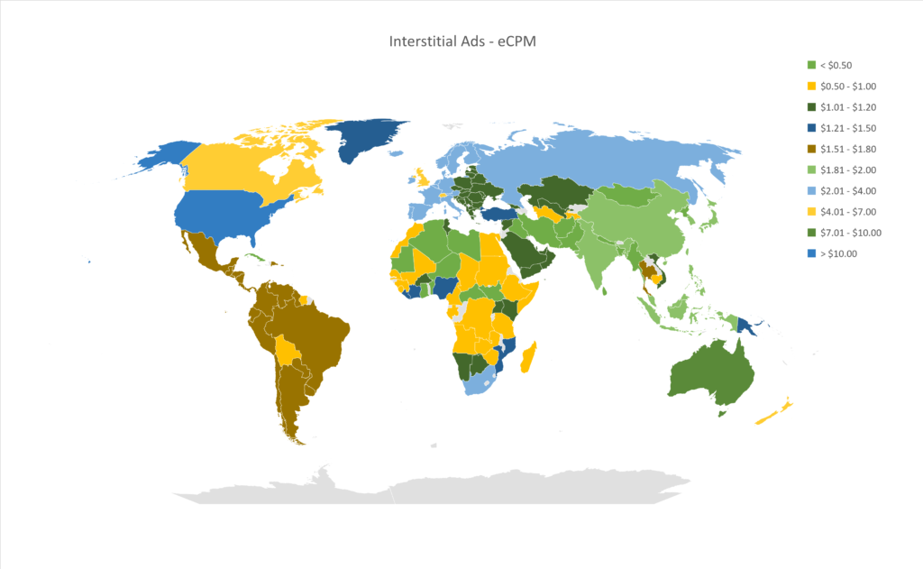 Top Countries with High CPM Rates 2023
