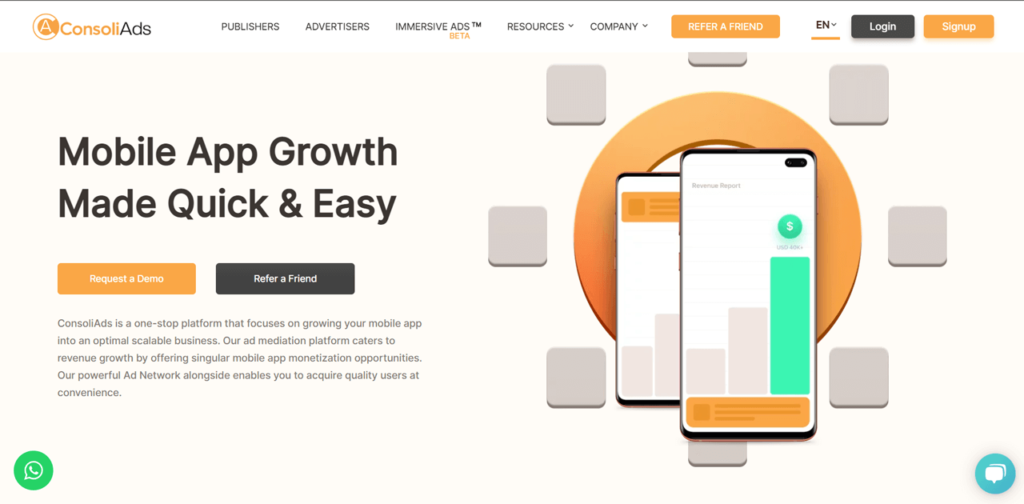 Consoliads- App Monetization Platform
